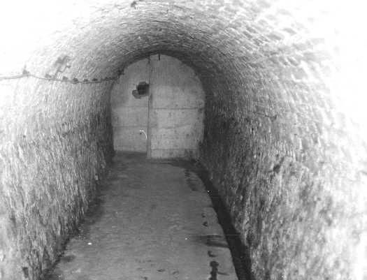 View inside the Victoria Tunnel about 500 yards WNW of the Ouse Street entrance passage